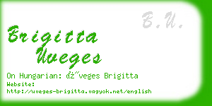 brigitta uveges business card